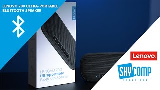 Tiny and Loud Bluetooth Speaker - Lenovo 700 Ultra-Portable - YouTube