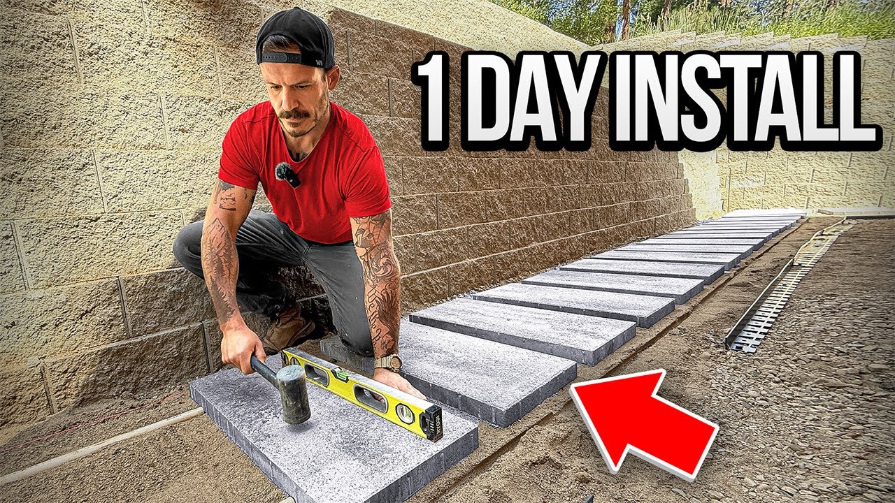 Easiest Patio Paver Walkway Install