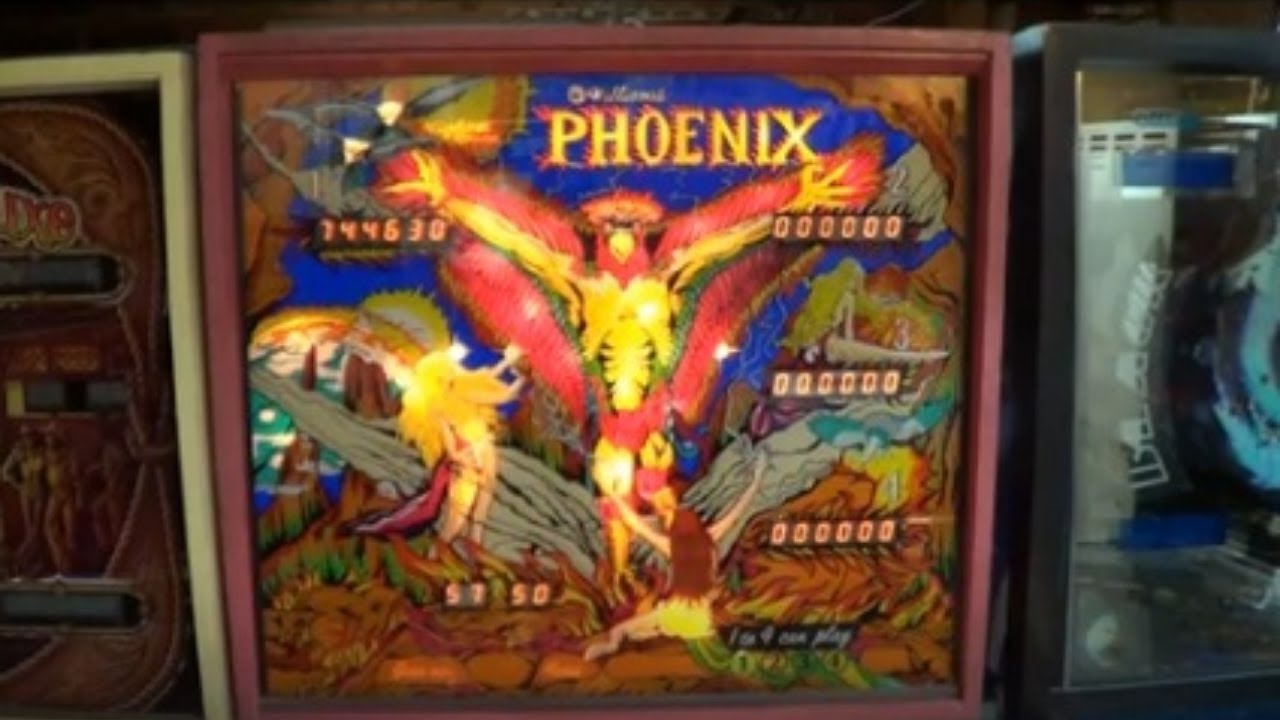 PHOENIX PINBALL MACHINE BY WILLIAMS 1978 YouTube