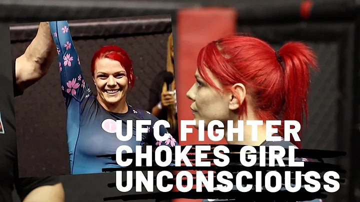 UFC Fighter Gillian Robertson (Flyweight) Chokes I...