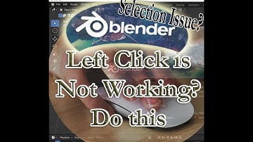 Solved Selection is Not working in Blender left click not working in Blender Edit mode Do this...