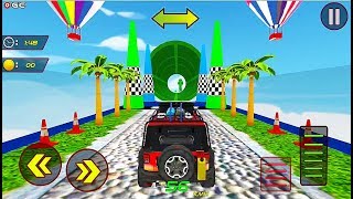 Jeep Drivezilla - Mega Ramp Offroad Jeep Mountain Games - Android GamePlay screenshot 1