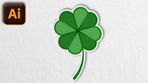 Adobe Illustrator - Illustrate Clover Vector Graphic - HD