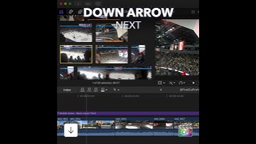 Final Cut Pro Shortcut | Down Arrow | Down