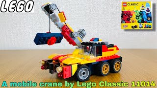 LEGO Classic 11014 assembling to a mobile crane #125