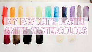 My FAVORITE Daniel Smith Watercolors