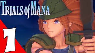 Trials of Mana Walkthrough Gameplay Part 1 - No Commentary (PS4 PRO) [Seiken Densetsu 3 Remake]