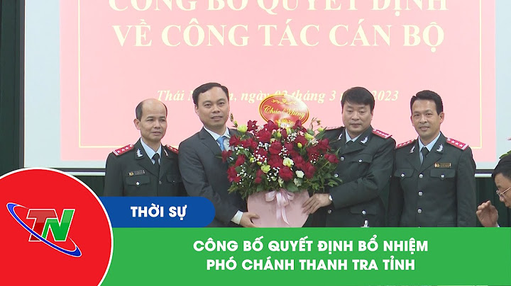 Bổ nhiệm phó chánh văn phòng của thanh tra tỉnh năm 2024