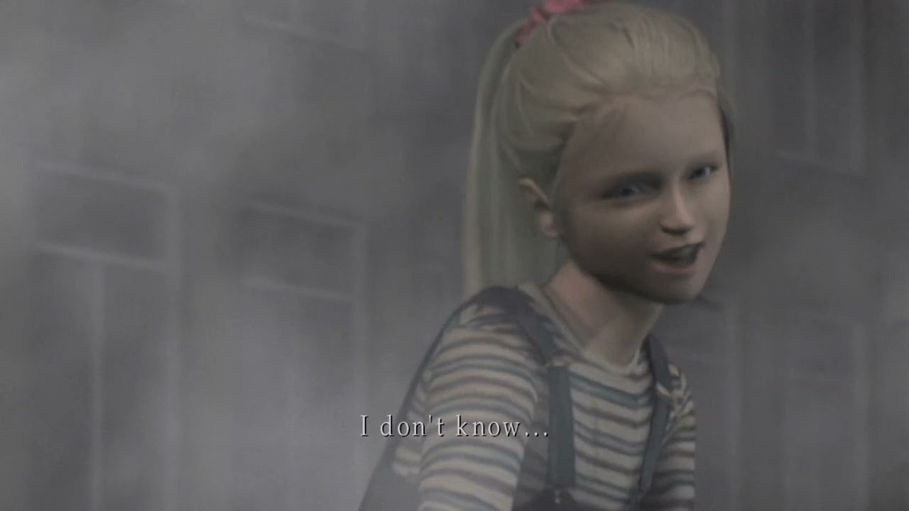Silent Hill 2 James meets Laura the brat