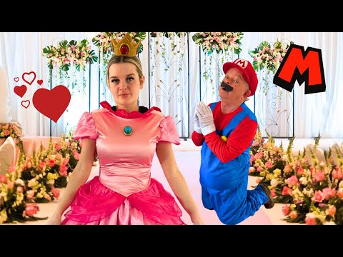 Super Mario Bros: PRINCESS Peach WEDDING with MARIO