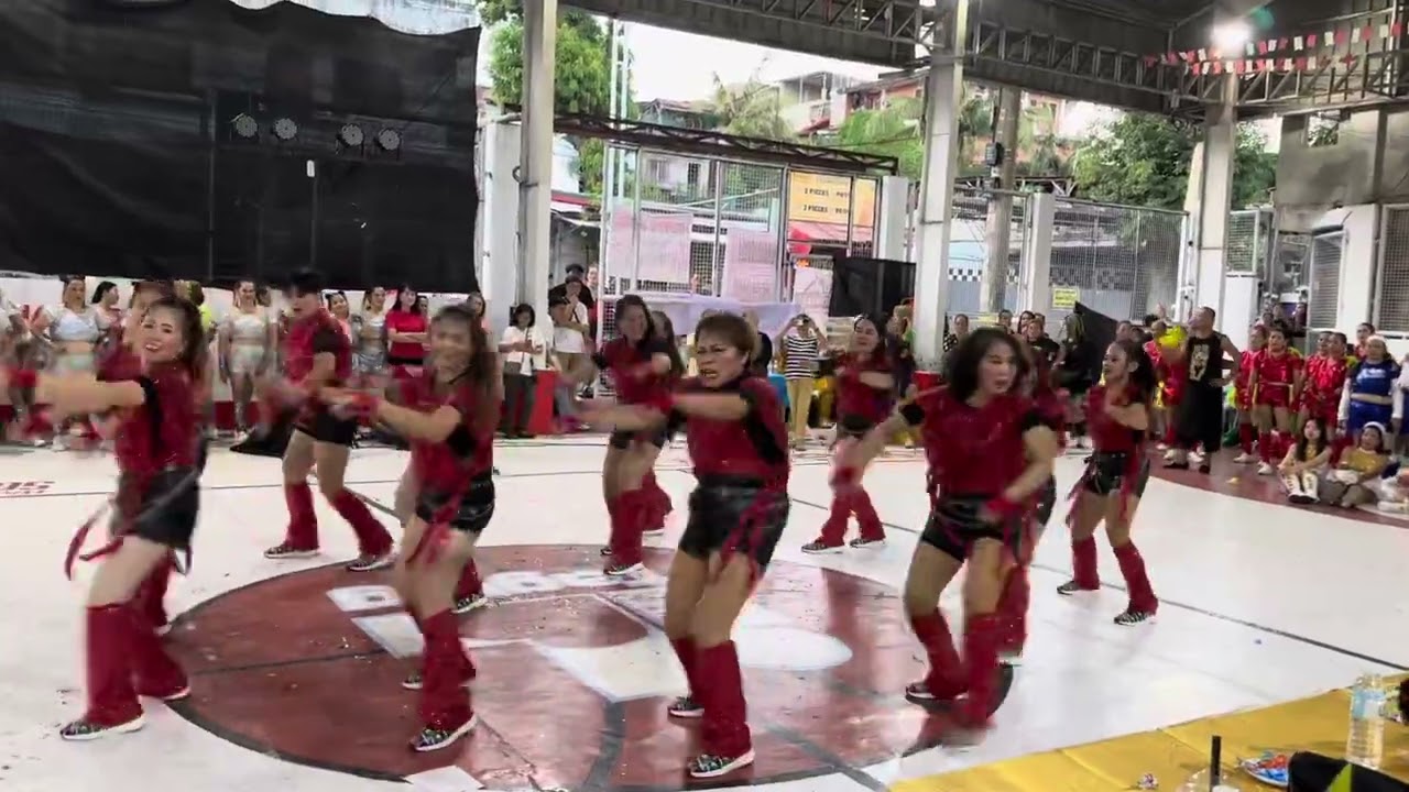 D' Red Petals (1st Runner Up) during dance competition @Ballecer Court (12/6/24)