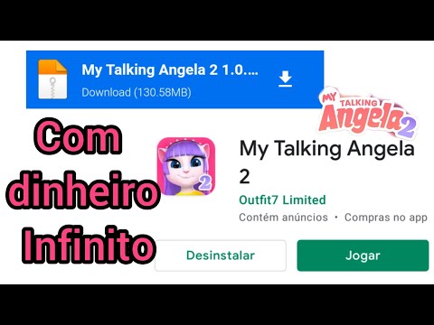 Como baixar :Minha Talking Angela 2 ( MOD DINHEIRO E DIAMANTES INFINITOS )  