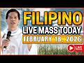WEDNESDAY FILIPINO LIVE MASS TODAY ONLINE || FEBRUARY 18, 2026 || FR. JOSEPH FIDEL ROURA