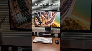 1440p 360hz QD-OLED 27-inch | hkc monitor | desksetup #bestmonitor #hkc