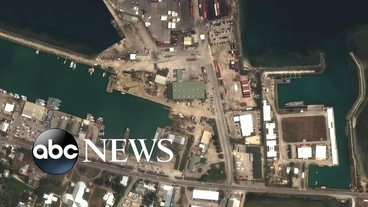 Satellite images show aftermath of volcanic eruption and tsunami