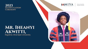 Oath Taking at Miva Open University Maiden Matriculation Ceremony