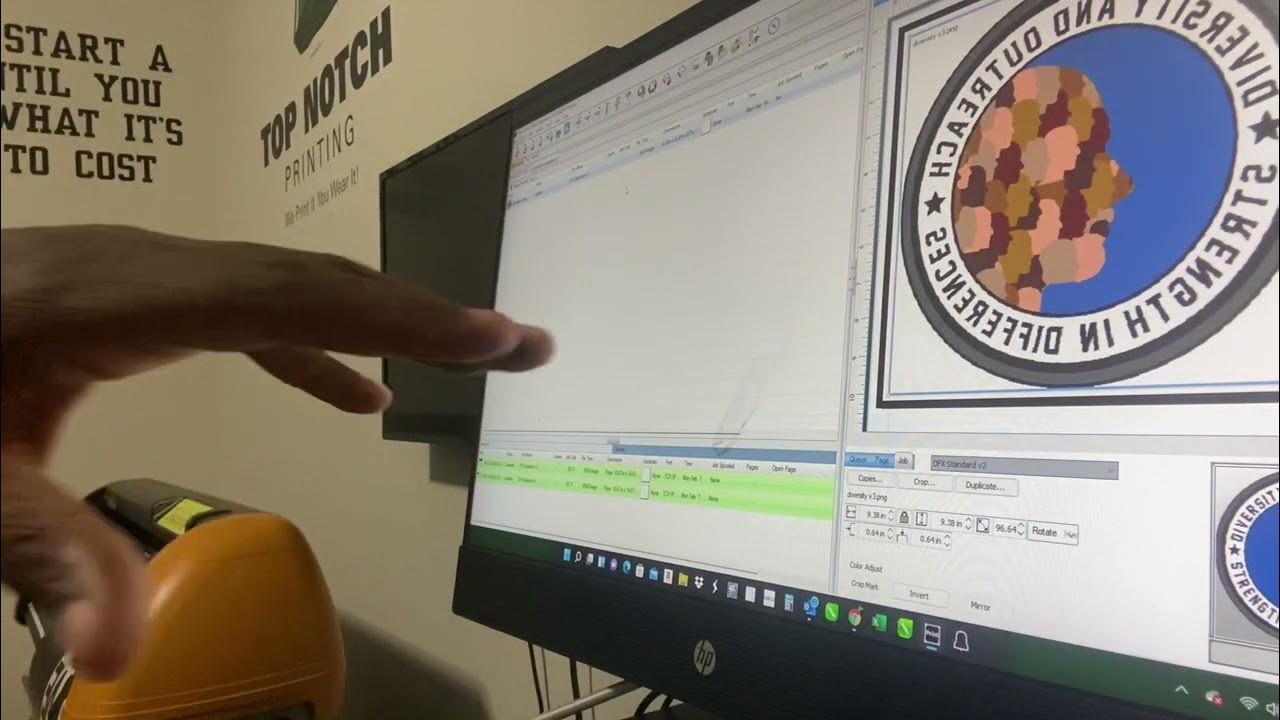 Using the Digital heat FX Print Optimizer.. with the 8432 WT Printet