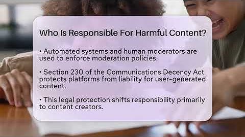 Who Is Responsible For Harmful Content? - Everyday-Networking