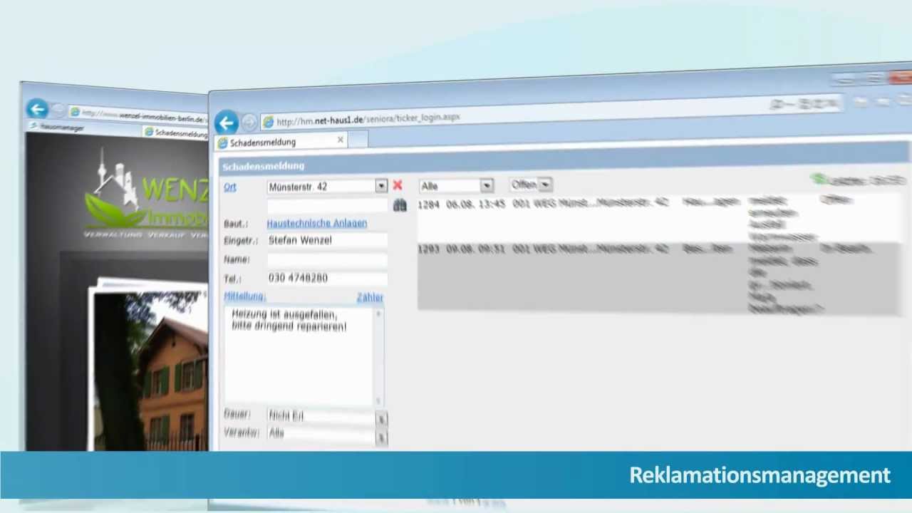 hausmanager 2.0 - Facility Management Software, CAFM Software