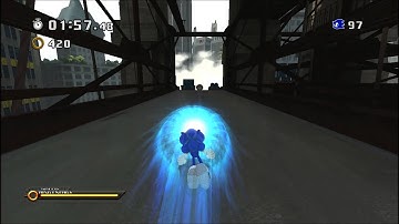 Sonic Generations (Unleashed Project) - Empire City (Red Ring Guide) (HD)