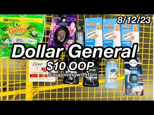 Dollar General $5 Off $25 Haul 10/7, 7 items for FREE + $2 Moneymaker