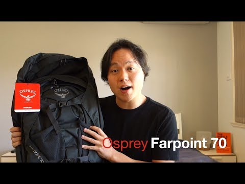 فيديو: مراجعة: حقيبة ظهر Osprey Farpoint 70
