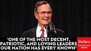 'May His Legacy Continue To Inspire': GOP Lawmaker Marks President George H.W. Bush's 100th Birthday
