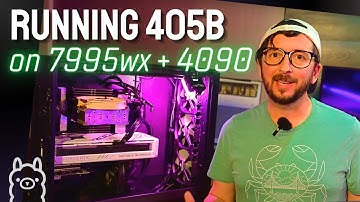 Llama 3.1 405b LOCAL AI Home Server on 7995WX Threadripper and 4090