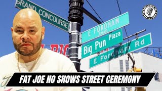 Fat Joe Explains Why He Didn't Attend Big Pun's Street Naming Ceremony | 2021