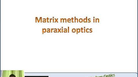 Lecture 06: Matrix methods