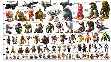 [PART 3] Italian Brainrot HEIGHT COMPARISON + ORIGINAL VOICE Indonesian Brainrot Size Comparison