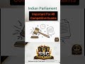 Parliament of India Explained | Lok Sabha &amp; Rajya Sabha | Parliament of India | #ssc #ssccgl #sscgd