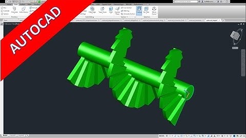 5.7 Treppe - Spiral Staircase Autocad 2012 Training - Pattern along path - helix