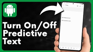 How to Turn On or Off Predictive Text on Android | Keyboard Suggestions Full Guide