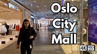 Oslo City Shoppingcentre, Walking Tour in 4K Oslo City Shoppingcentre, Walking Tour in 4K