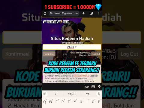 KODE REDEEM FREE FIRE TERBARU 2023 HARI INI #freefire #shorts