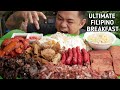 ULTIMATE FILIPINO BREAKFAST | OUTDOOR COOKING | MUKBANG PHILIPPINES