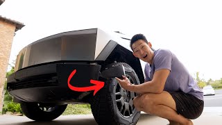 Avoid Damaging Your Cybertruck Off Road | Remove Wheel Fairings