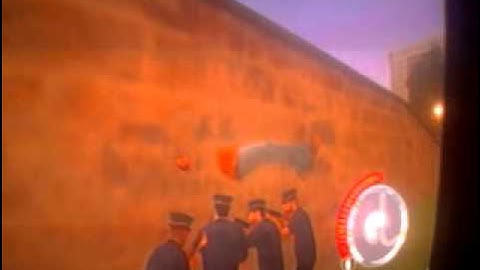 Driver parallel lines funny stuck in wall glitch