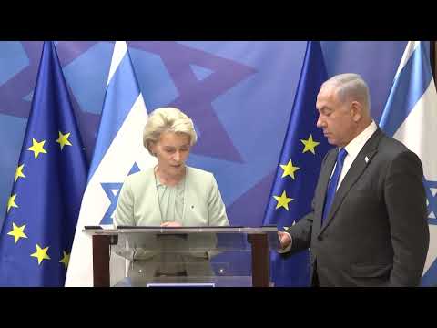 Press conference by President von der Leyen in Israel