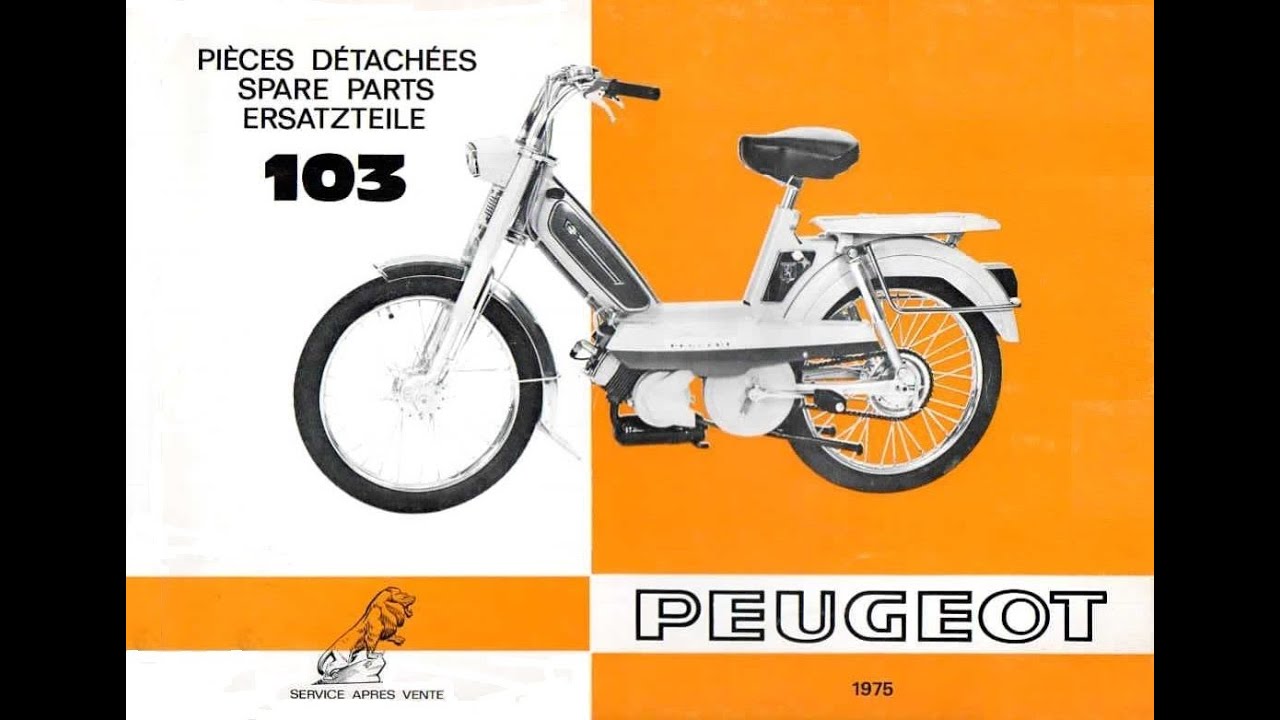 Fiche Technique Peugeot 103 Vogue