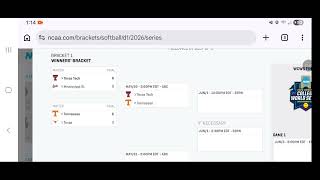 2026 NCAA Division 1 Softball Day 1 Women's College World Series Scores & Bracket Update