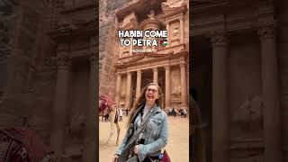 Habibi come to Petra 🇯🇴 #jordan