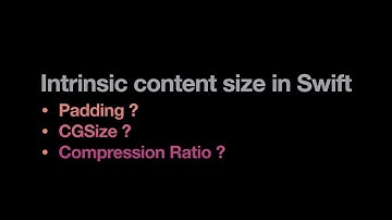 Introduction to Auto Layout in iOS: Intrinsic Content Size
