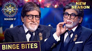 New Season | Kaun Banega Crorepati S17 | नकली Big B ने मचाया stage पर धमाल! | Binge Bites