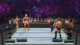 WWE 2K23 Mega Powers Vs APA Elimination Tag Team Dream Match screenshot 3