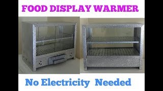 DIY FOOD DISPLAY WARMER