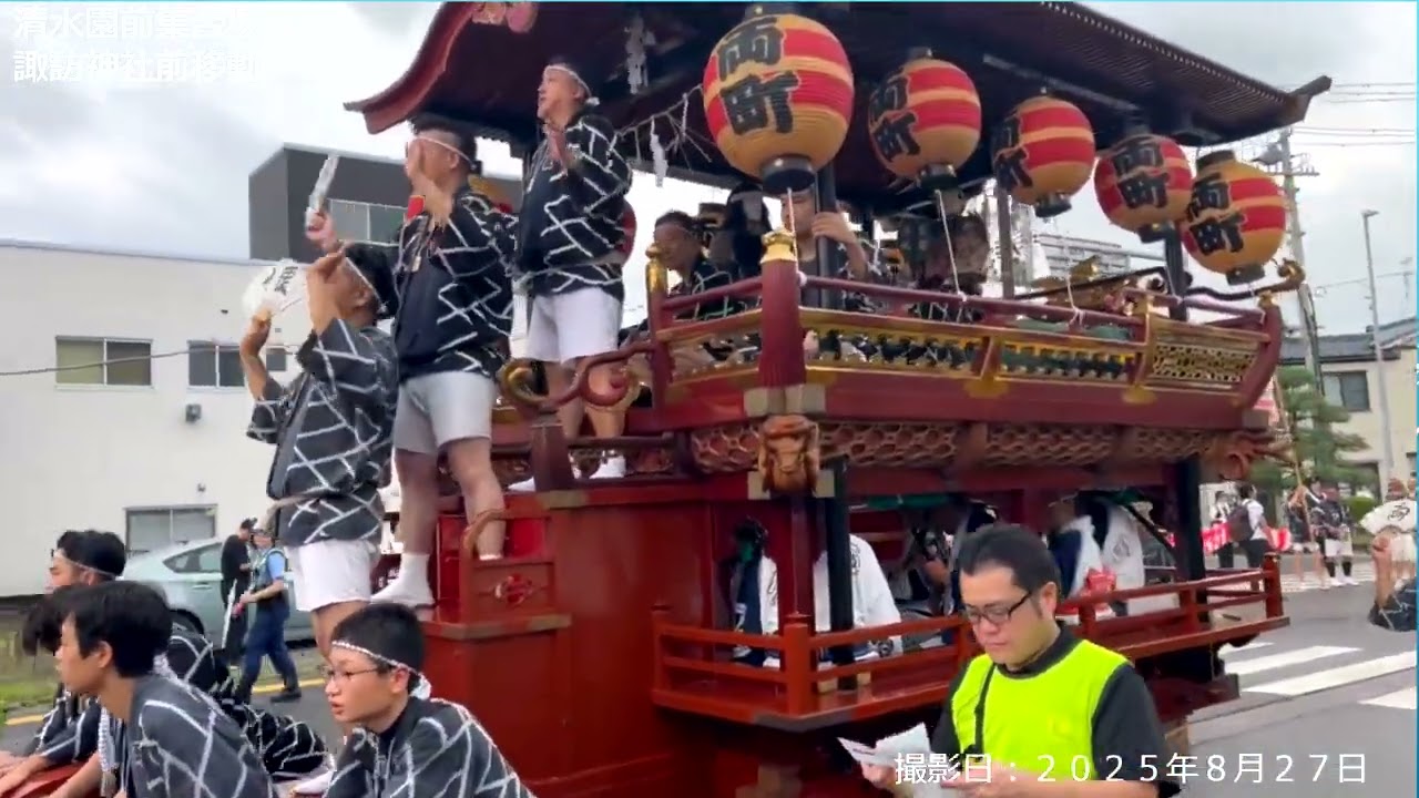 2025新発田祭り奉納台輪