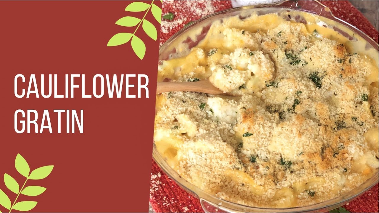 Vegan Cauliflower Gratin