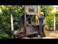 Restoration Of A Rare Giant Wood Band Saw // Restoration Of A Wood Saw For A Carpentry Workshop